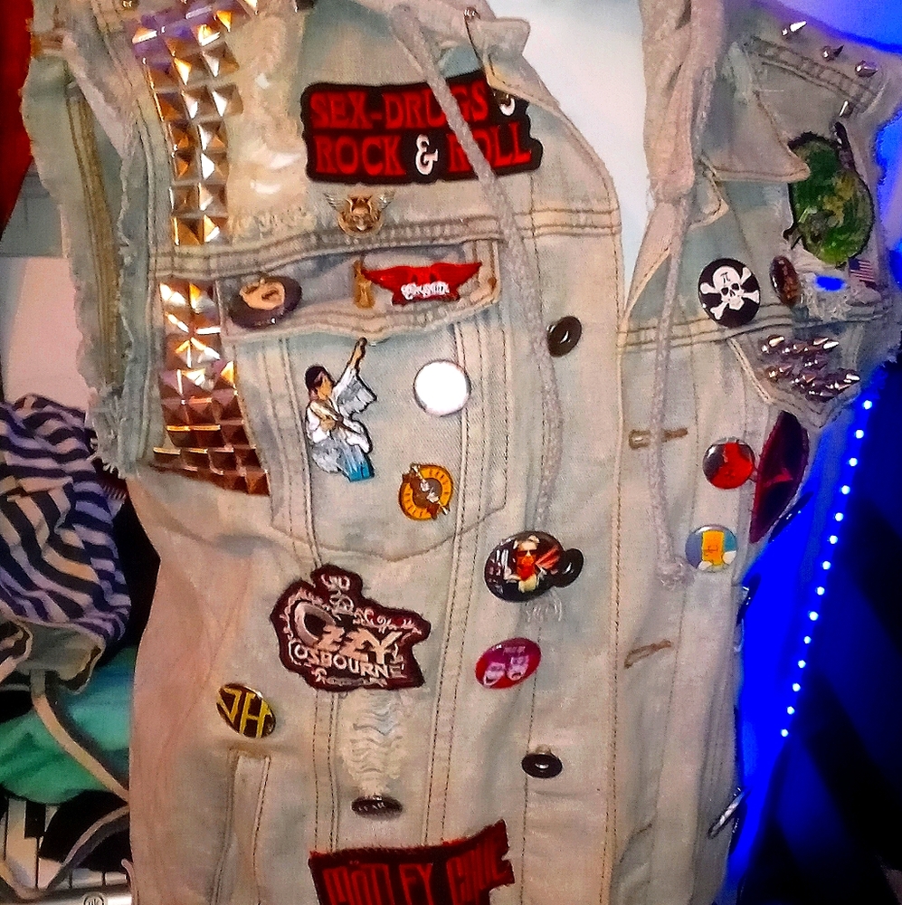 Rock n roll one of a kind Vest